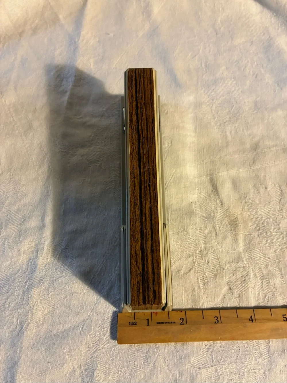 Swingline Vintage Desk Stapler in Cream with Woodgrain Accent